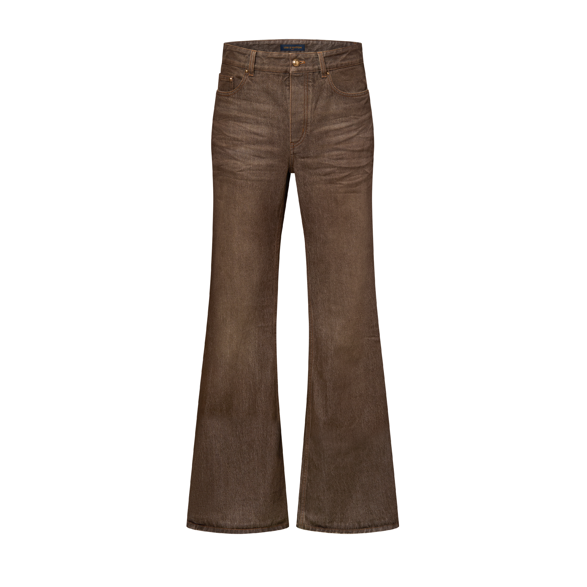 Coffee Indigo Denim Bootcut Pants - New - For Men | LOUIS VUITTON ®